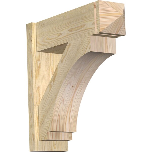Ekena Millwork Imperial Rough Sawn Arts and Crafts Outlooker, Douglas Fir, 8"W x 26"D x 26"H OUT08X26X26IMP03RDF - main